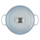 Le Creuset Cast Iron Signature Round Casserole 24cm Coastal BlueCoastal Blue image number 4